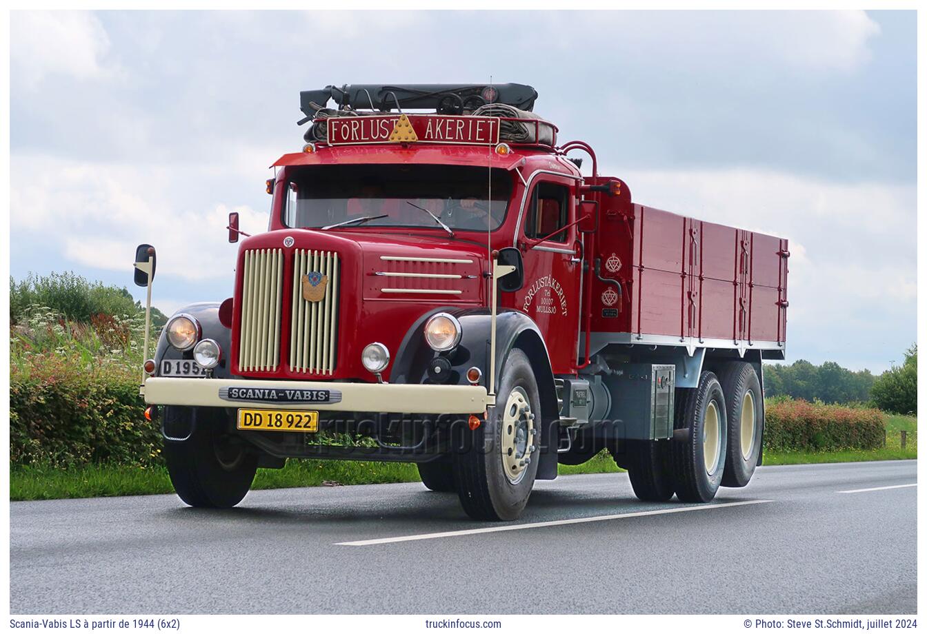 Scania-Vabis LS à partir de 1944 (6x2) Photo juillet 2024