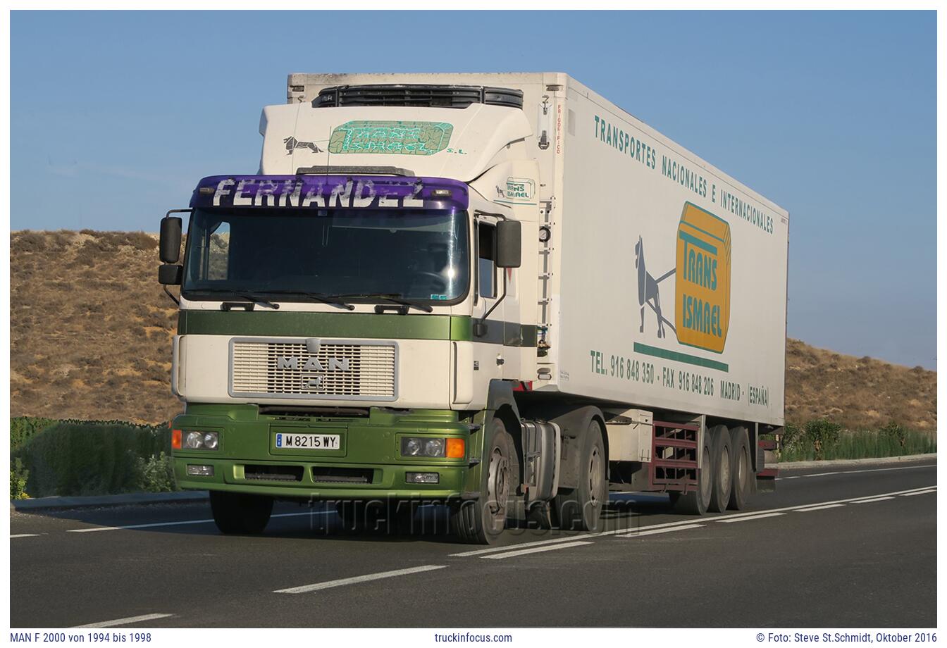 MAN F 2000 von 1994 bis 1998 Foto Oktober 2016