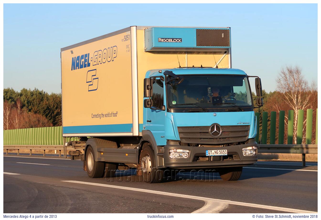 Mercedes Atego 4 a partir de 2013 Foto noviembre 2018