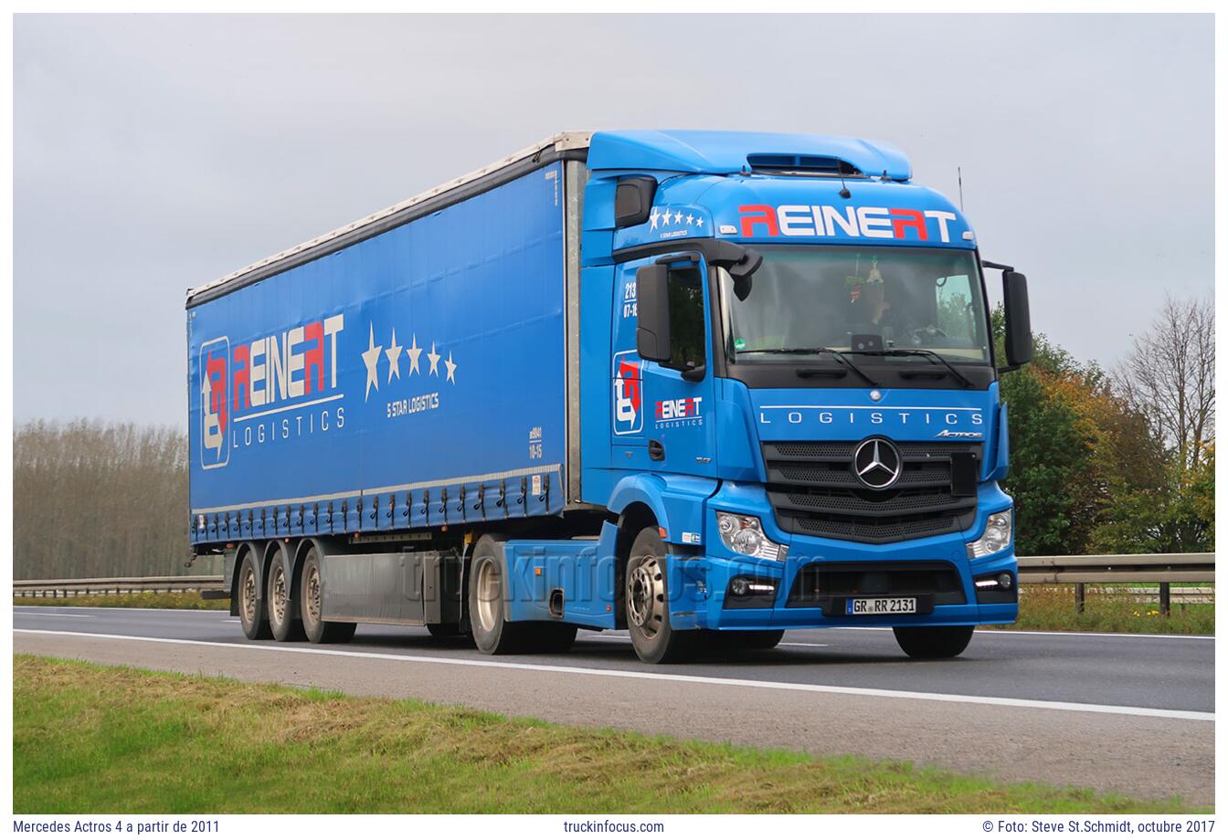 Mercedes Actros 4 a partir de 2011 Foto octubre 2017
