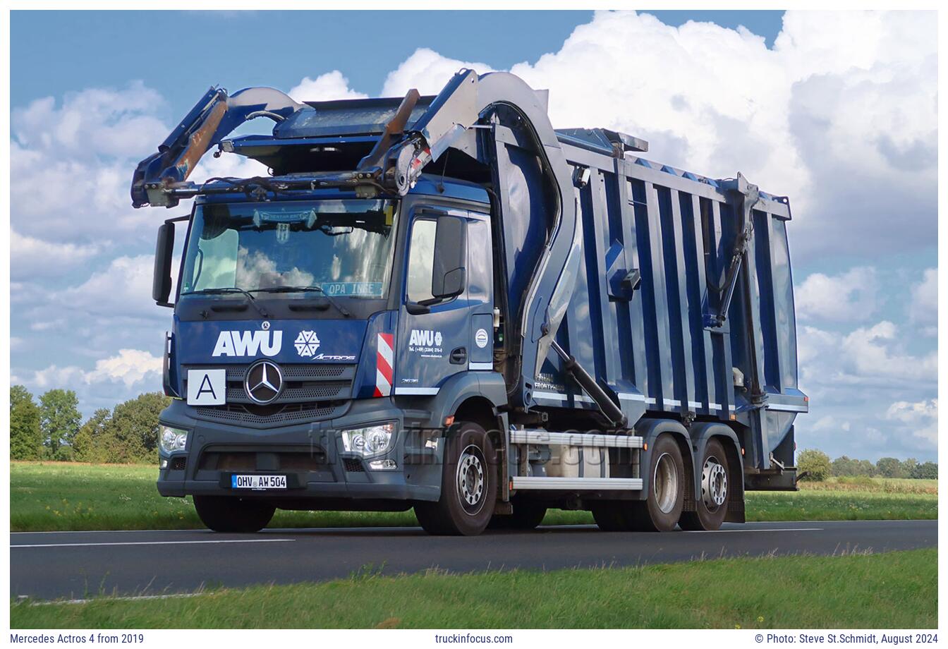 Mercedes Actros 4 from 2019 Photo August 2024