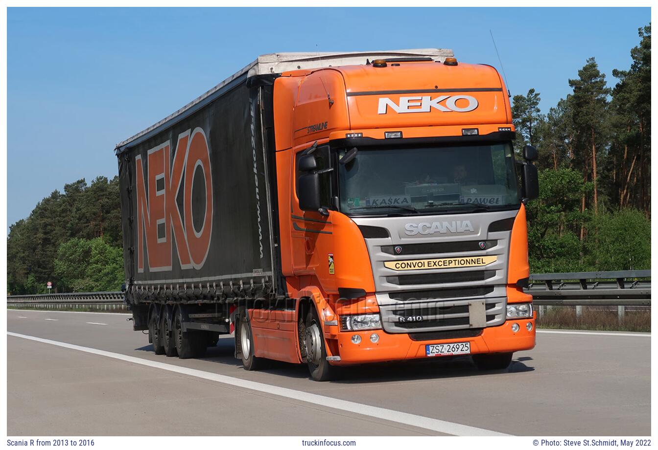 Scania R from 2013 to 2016 Photo May 2022