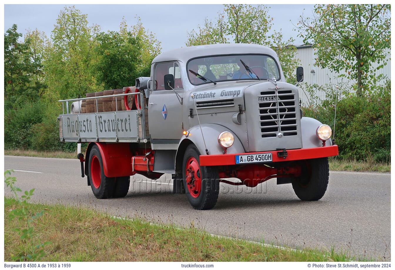 Borgward B 4500 A de 1953 à 1959 Photo septembre 2024