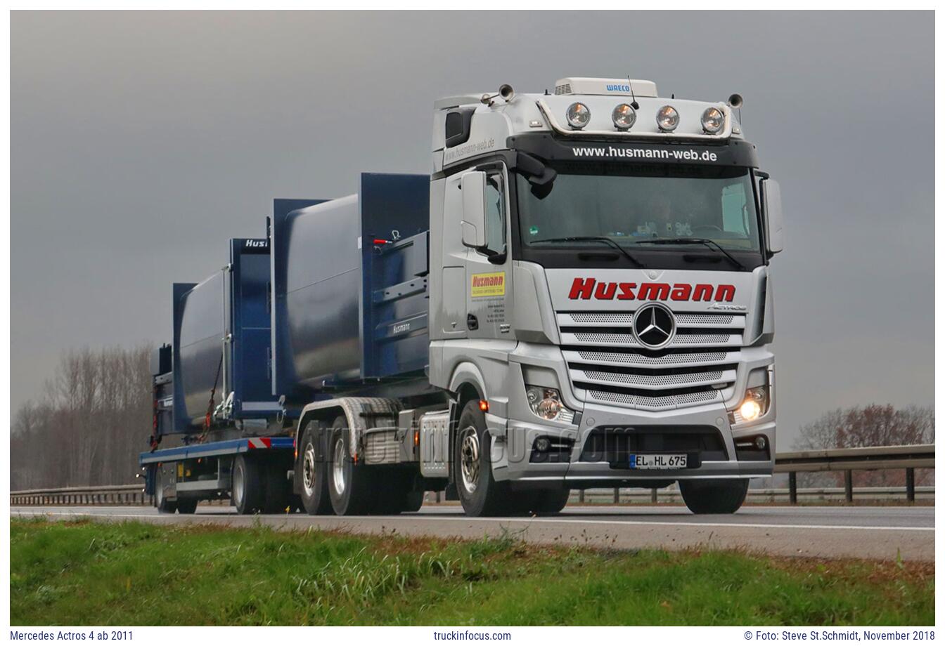 Mercedes Actros 4 ab 2011 Foto November 2018