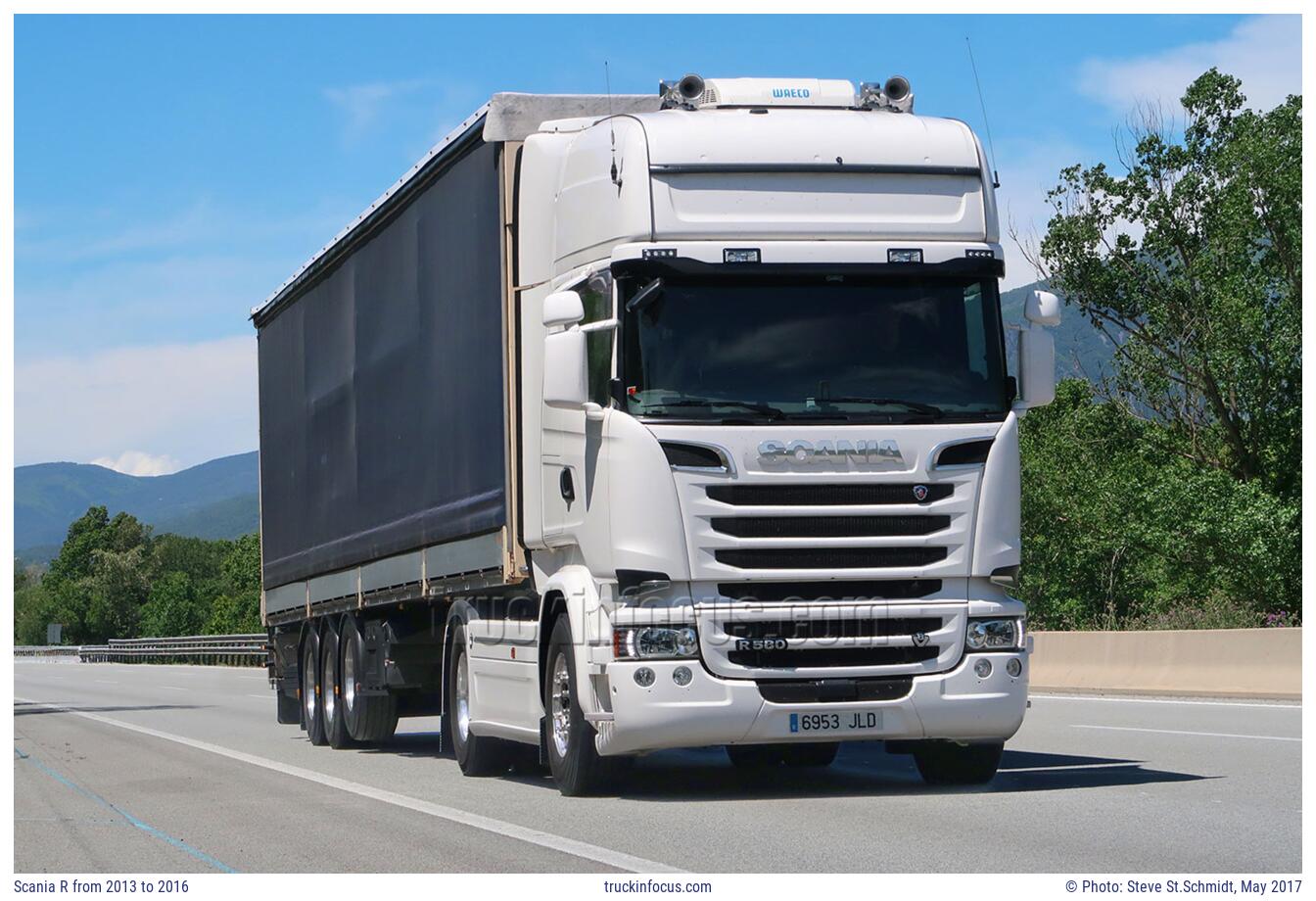 Scania R from 2013 to 2016 Photo May 2017