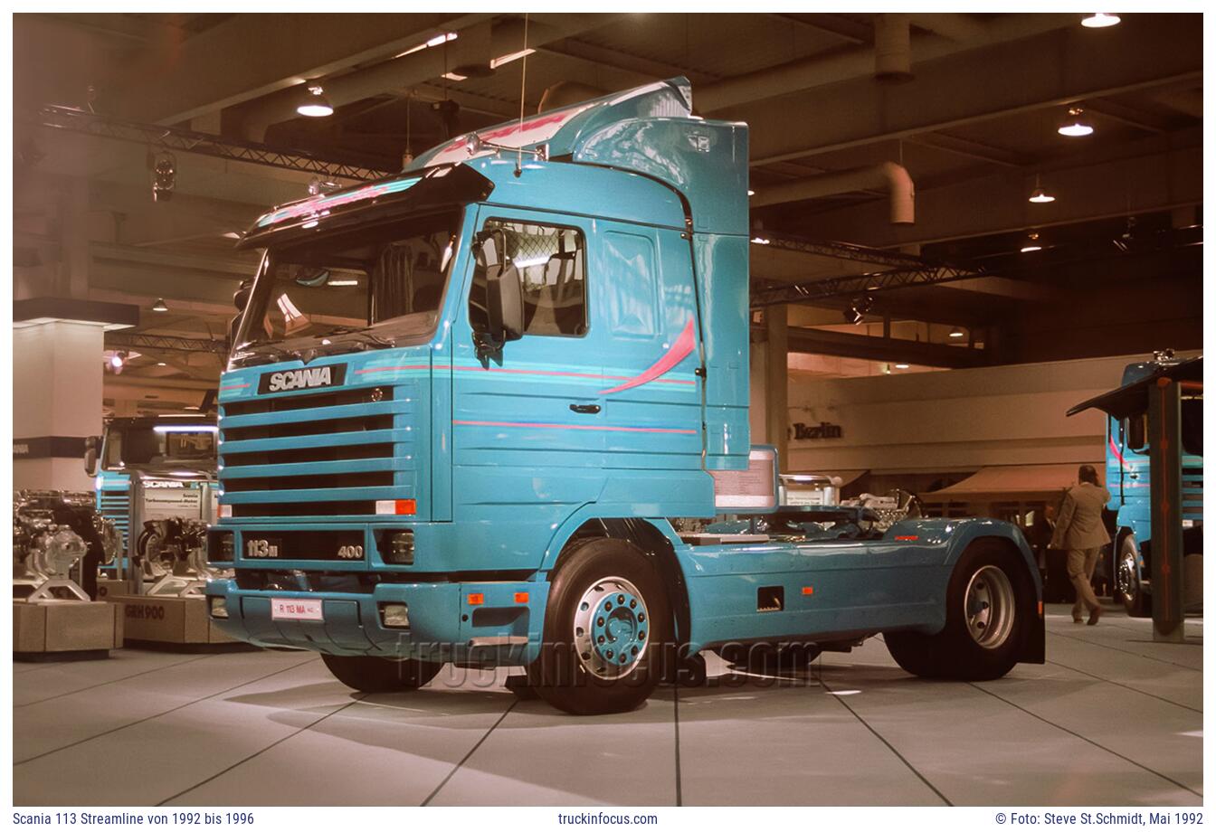 Scania 113 Streamline von 1992 bis 1996 Foto Mai 1992