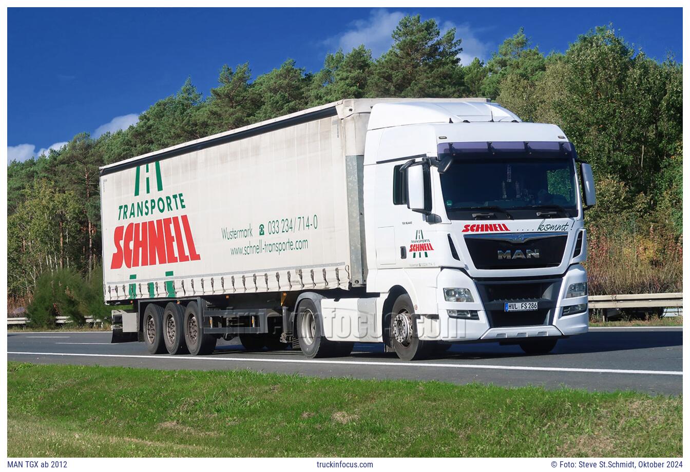 MAN TGX ab 2012 Foto Oktober 2024