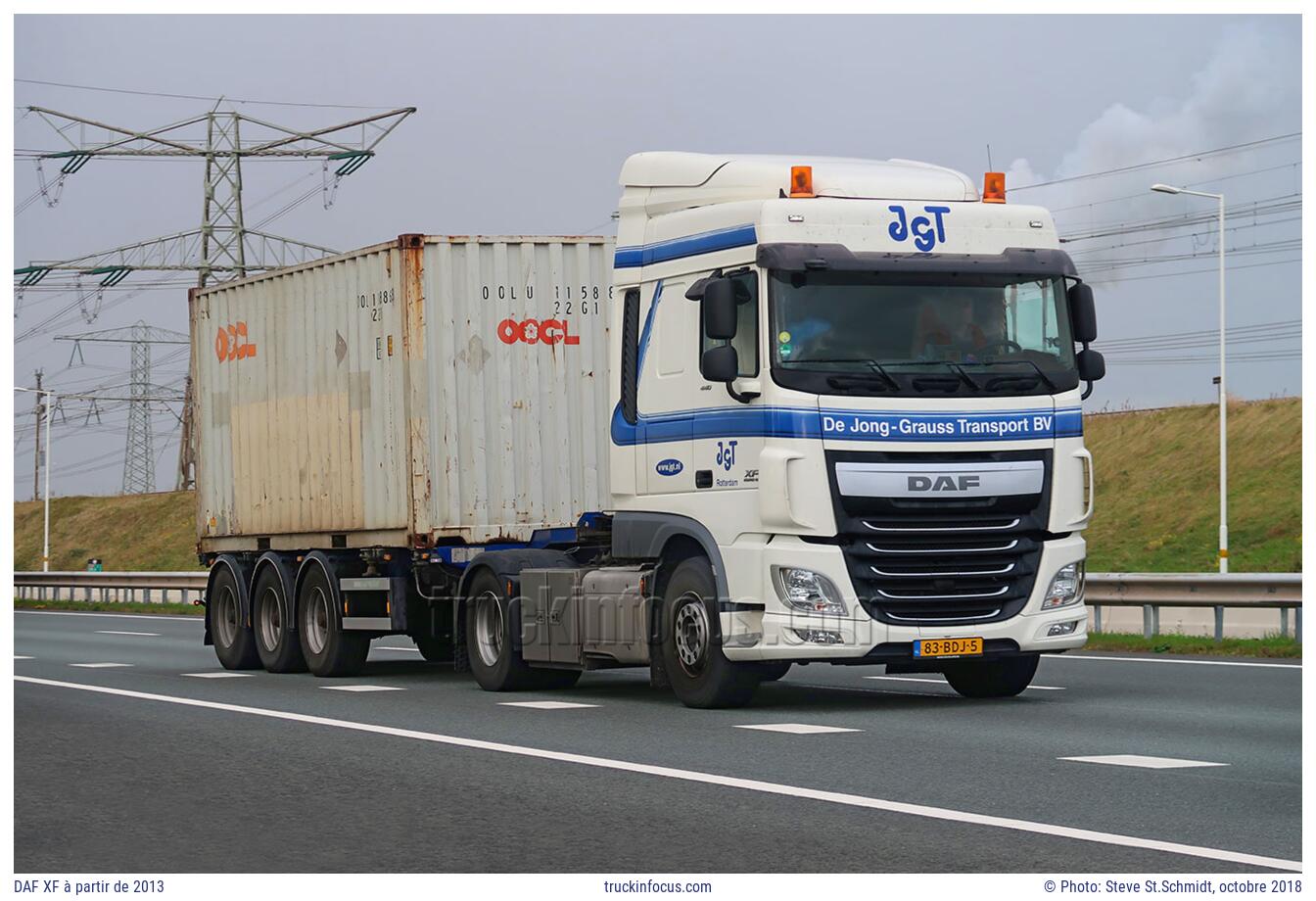 DAF XF à partir de 2013 Photo octobre 2018