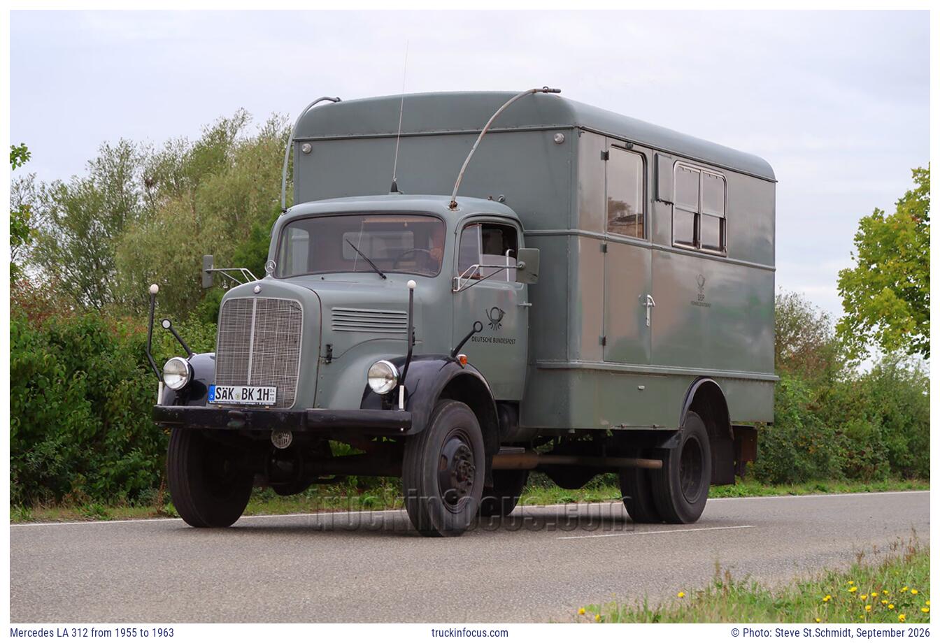 Mercedes LA 312 from 1955 to 1963 Photo September 2026