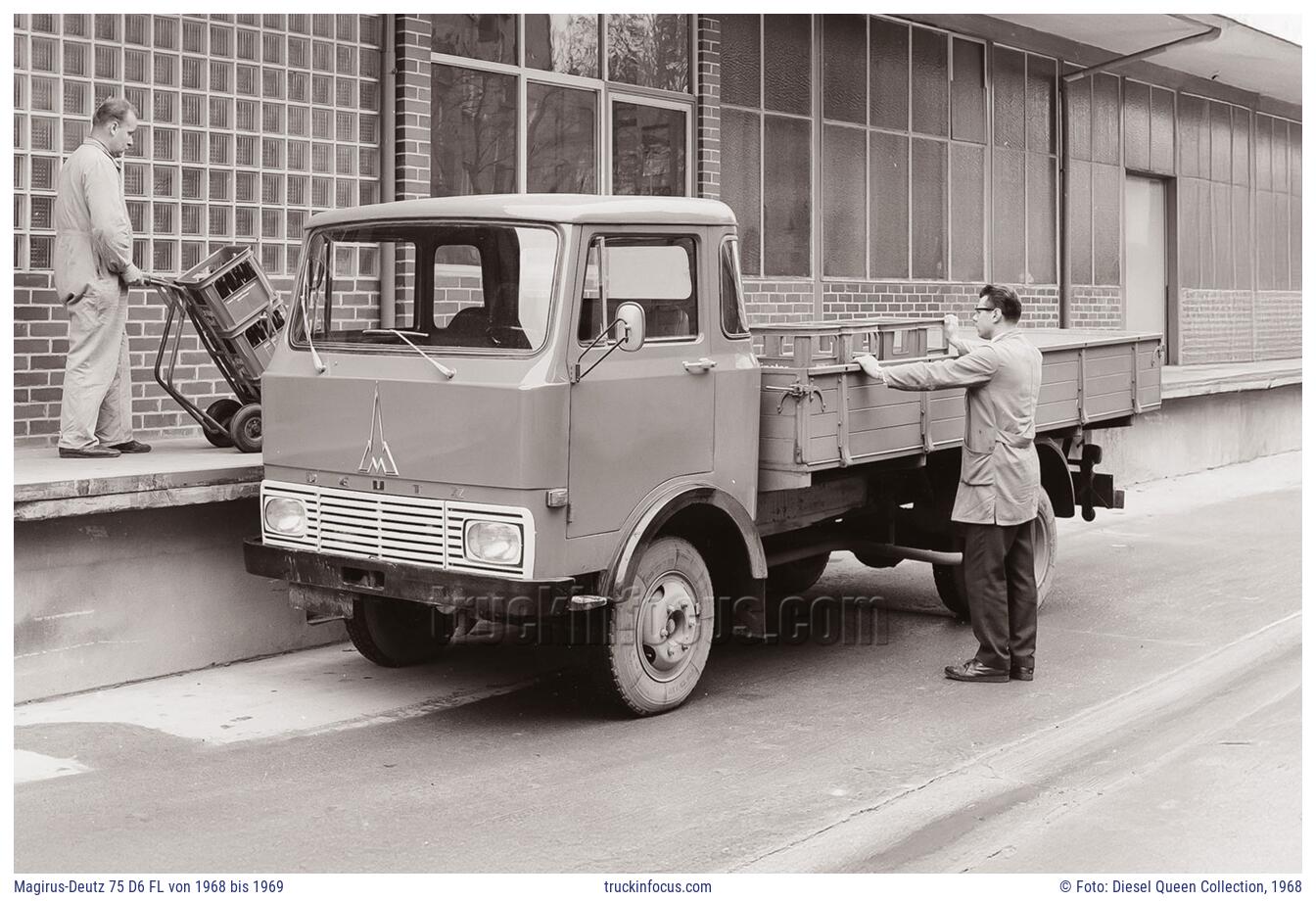 Magirus-Deutz 75 D6 FL von 1968 bis 1969 Foto 1968