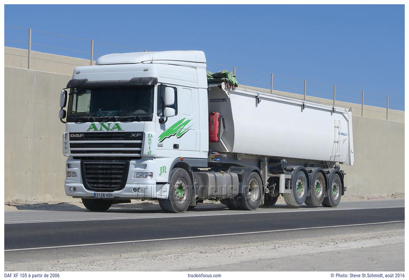 DAF XF 105 à partir de 2006 Photo août 2016