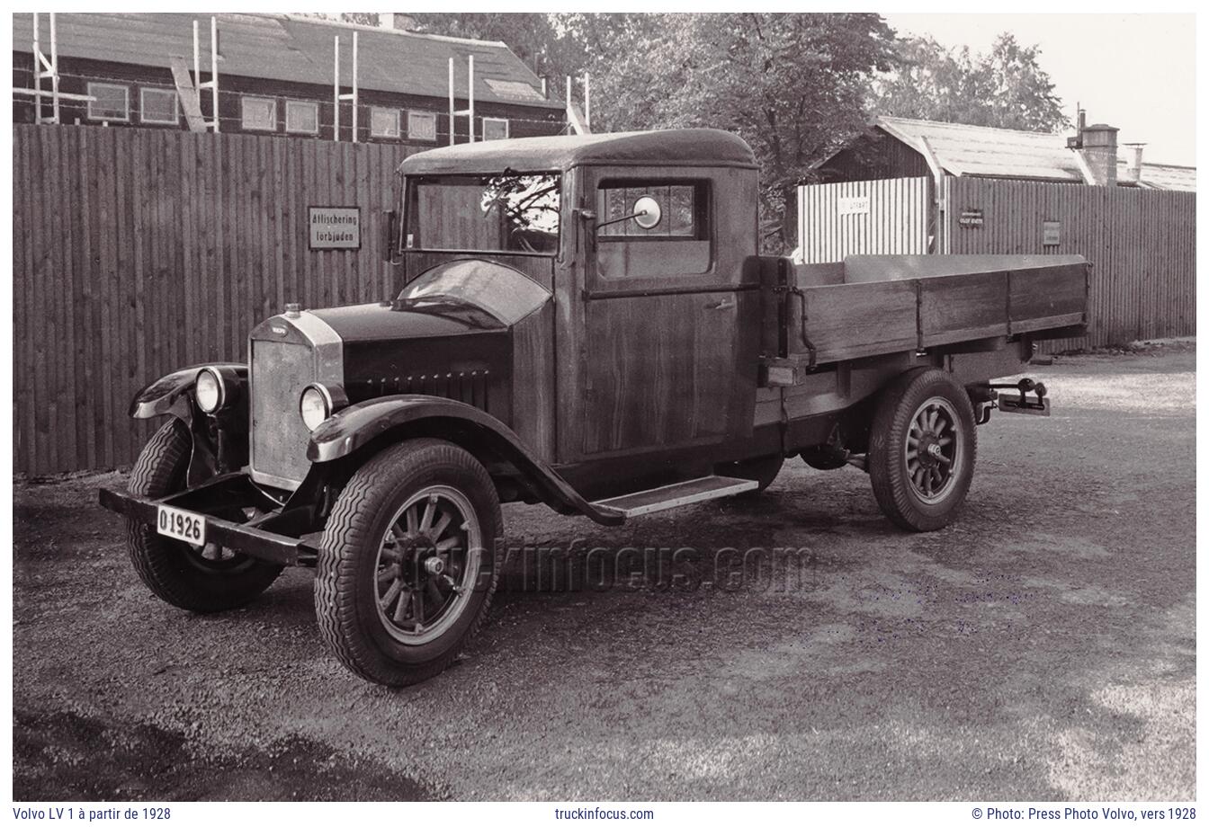 Volvo LV 1 à partir de 1928 Photo vers 1928