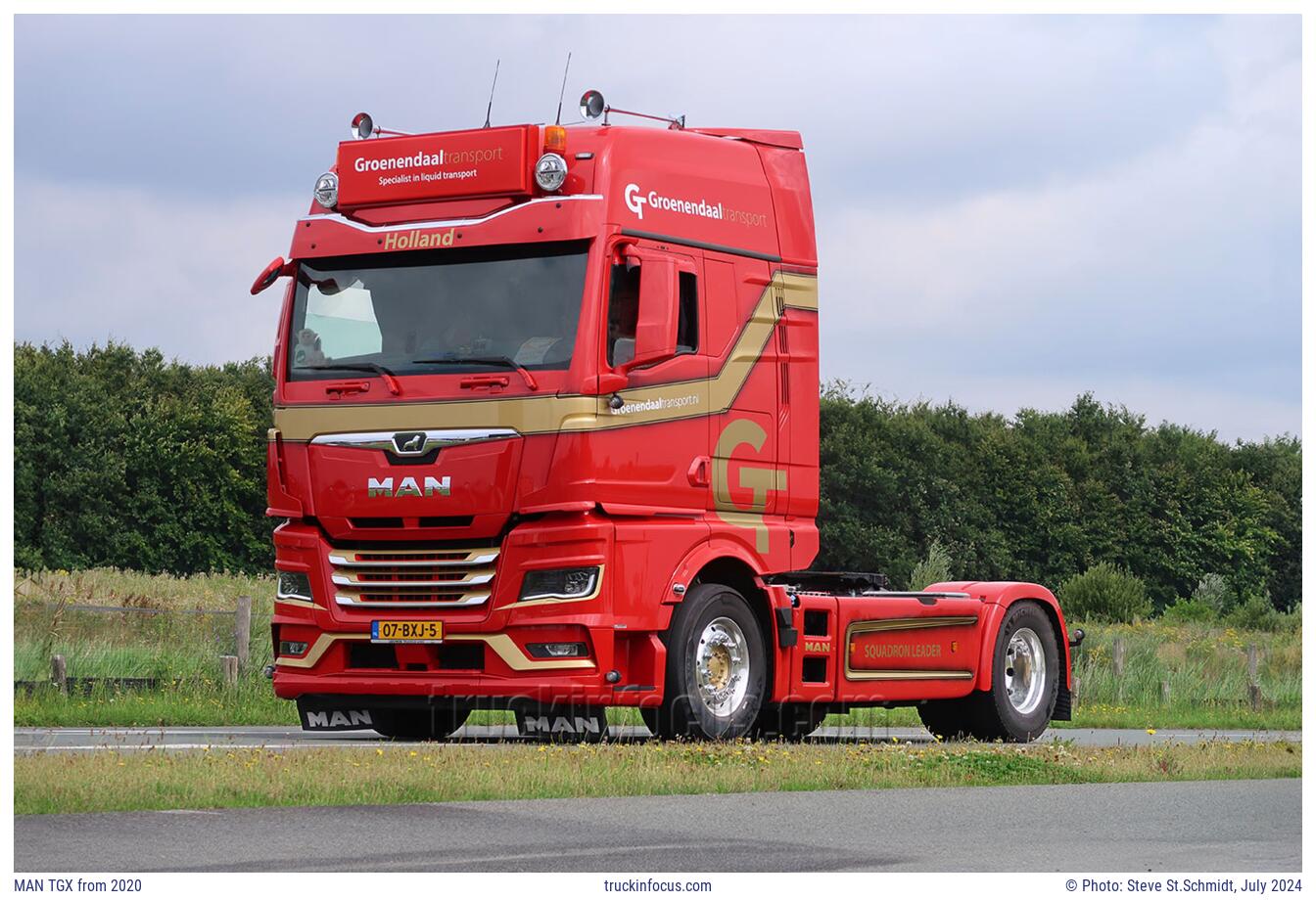 MAN TGX from 2020 Photo July 2024