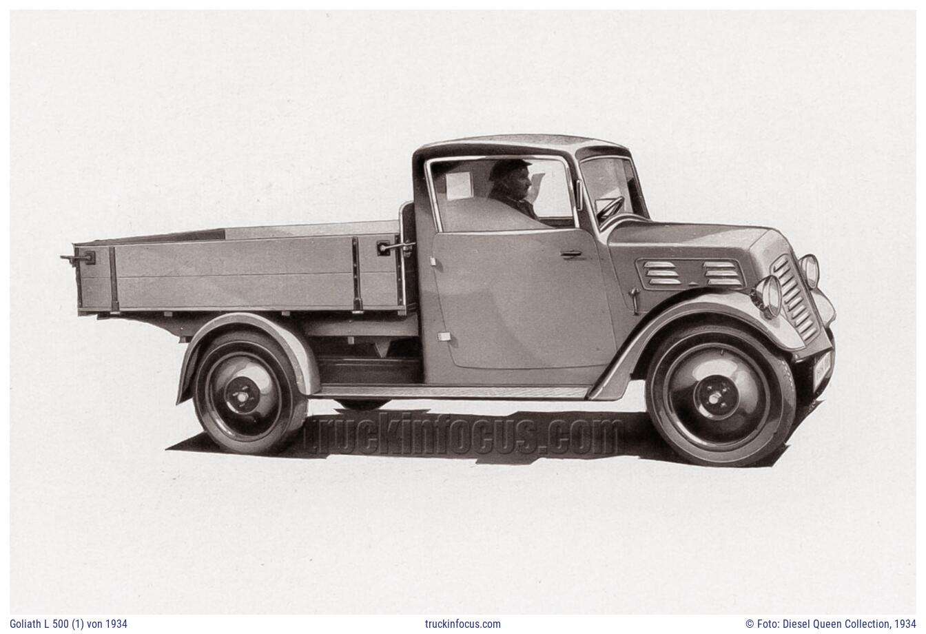 Goliath L 500 (1) von 1934 Foto 1934
