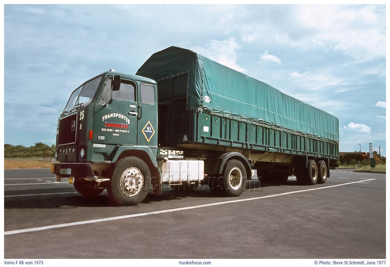 Volvo F 88 vom 1973 Photo June 1977