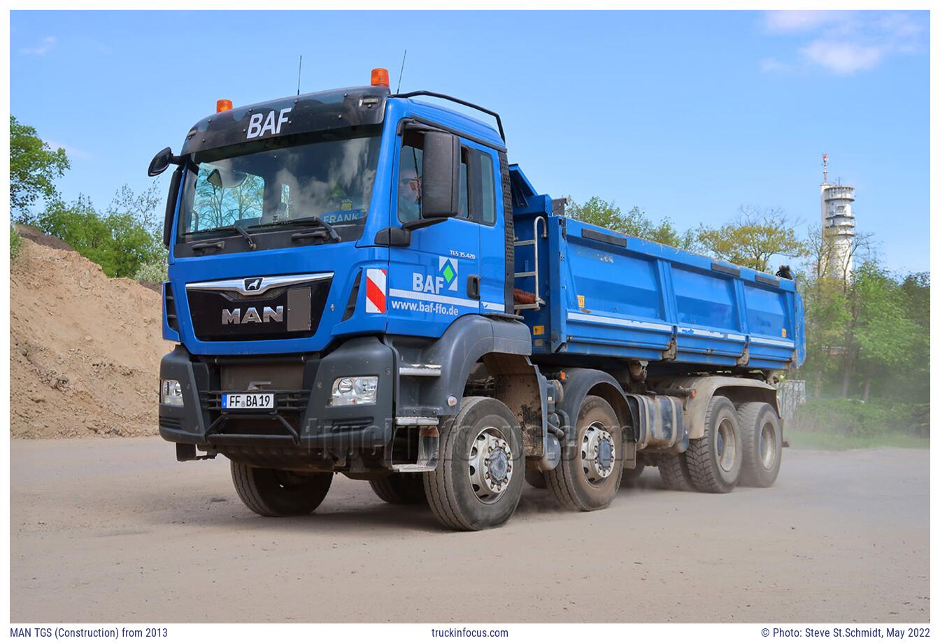 MAN TGS (Construction) from 2013 Photo May 2022