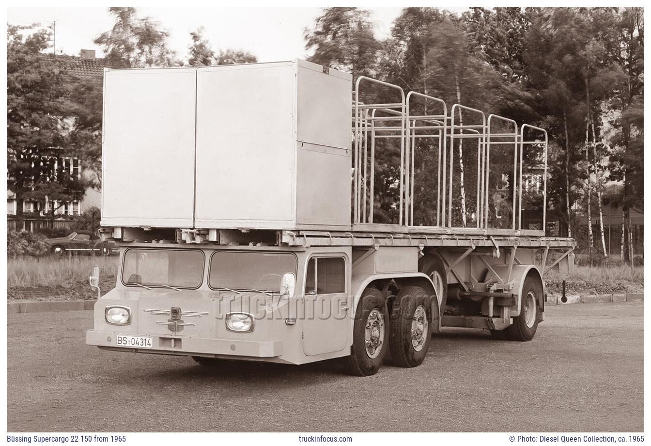 Büssing Supercargo 22-150 from 1965 Photo ca. 1965