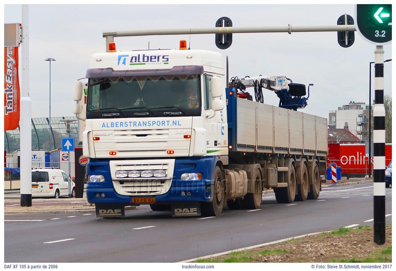 DAF XF 105 à partir de 2006 Foto noviembre 2017