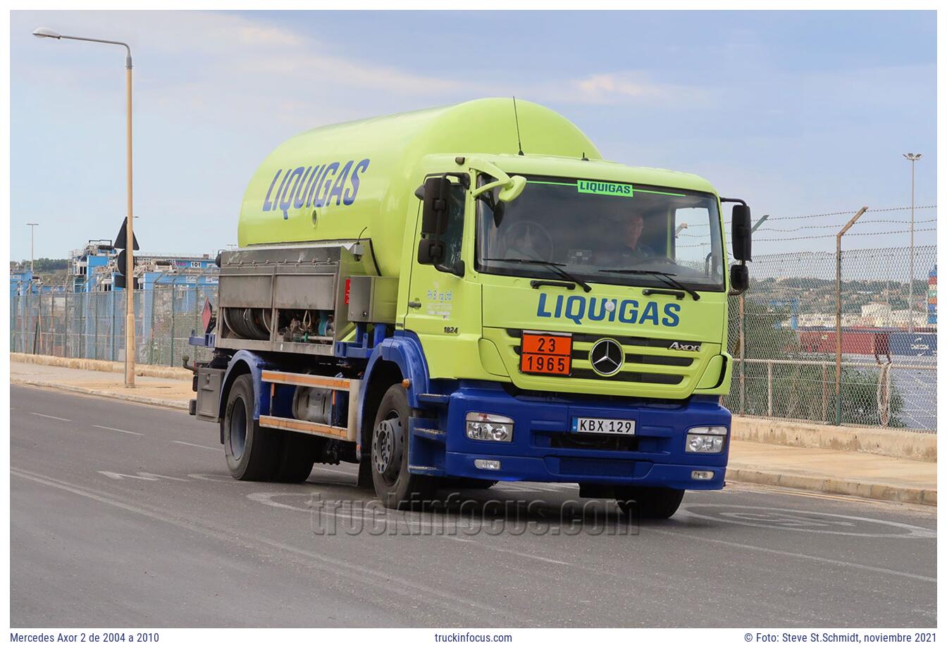 Mercedes Axor 2 de 2004 a 2010 Foto noviembre 2021