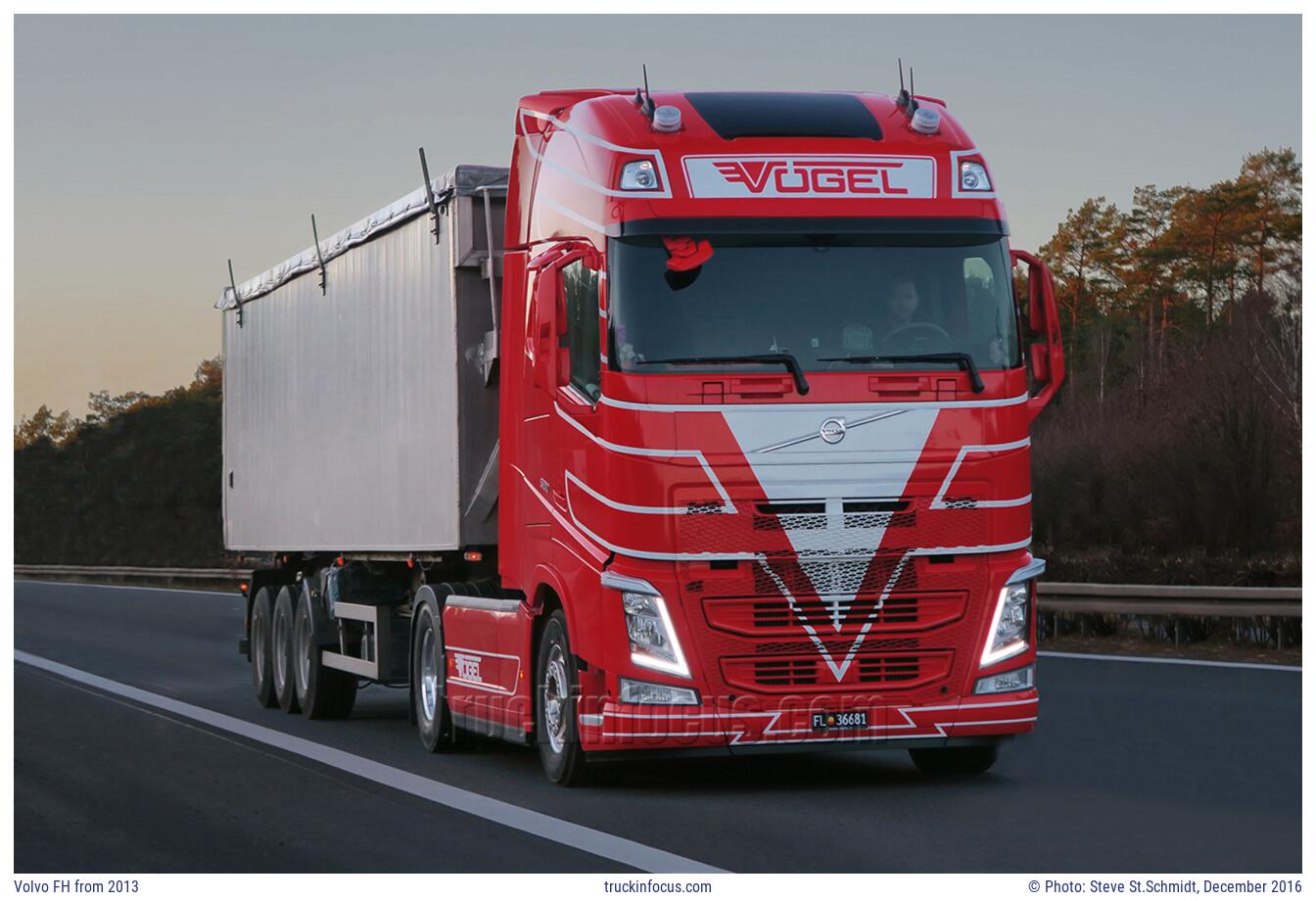 Volvo FH from 2013 Photo December 2016