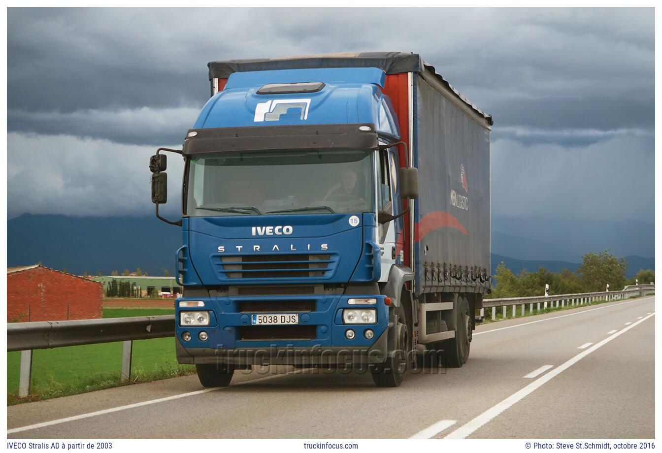 IVECO Stralis AD à partir de 2003 Photo octobre 2016