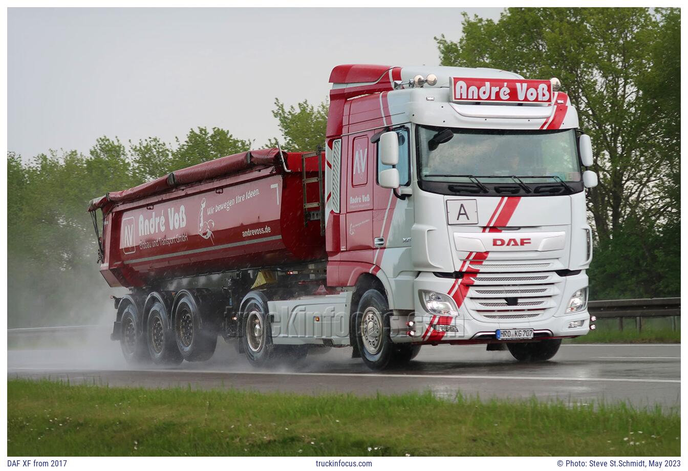 DAF XF from 2017 Photo May 2023