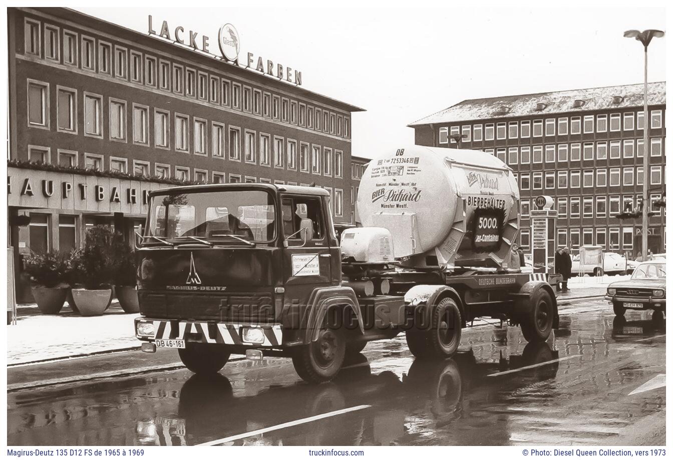 Magirus-Deutz 135 D12 FS de 1965 à 1969 Photo vers 1973