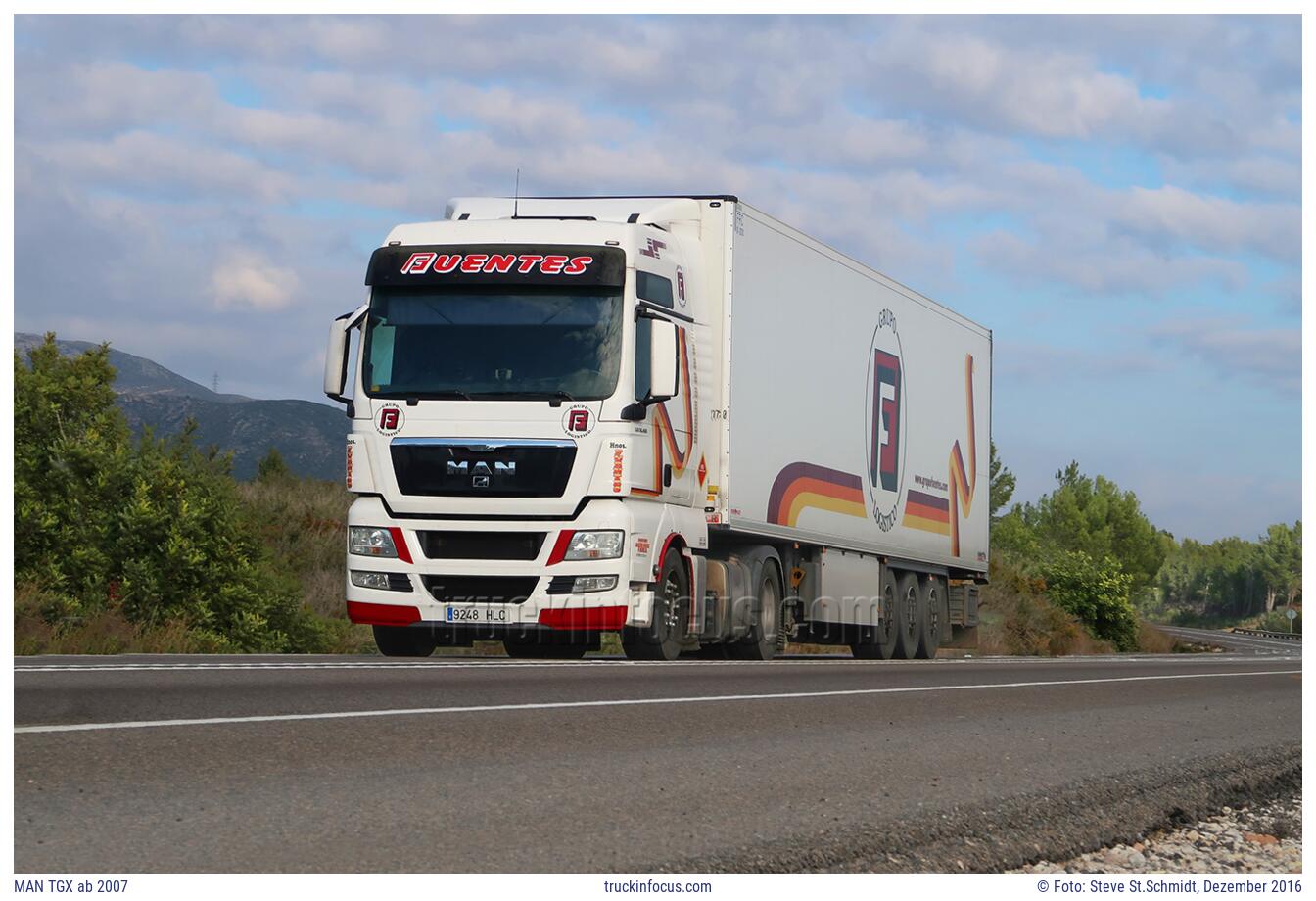 MAN TGX ab 2007 Foto Dezember 2016