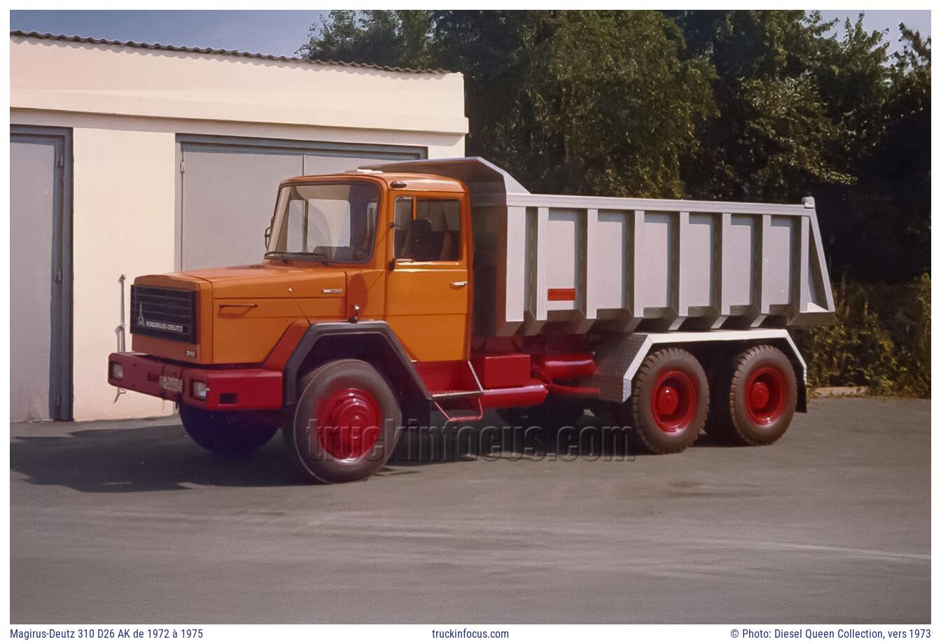 Magirus-Deutz 310 D26 AK de 1972 à 1975 Photo vers 1973