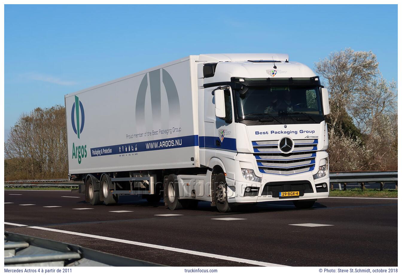 Mercedes Actros 4 à partir de 2011 Photo octobre 2018