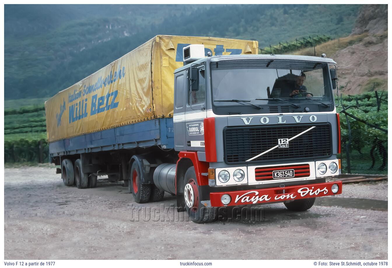 Volvo F 12 a partir de 1977 Foto octubre 1978