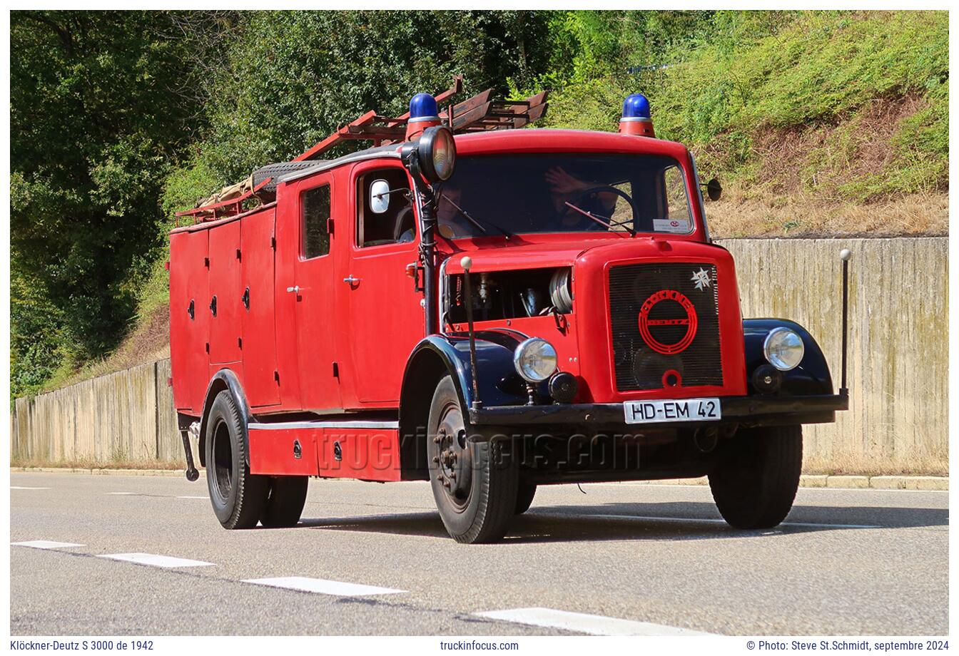 Klöckner-Deutz S 3000 de 1942 Photo septembre 2024