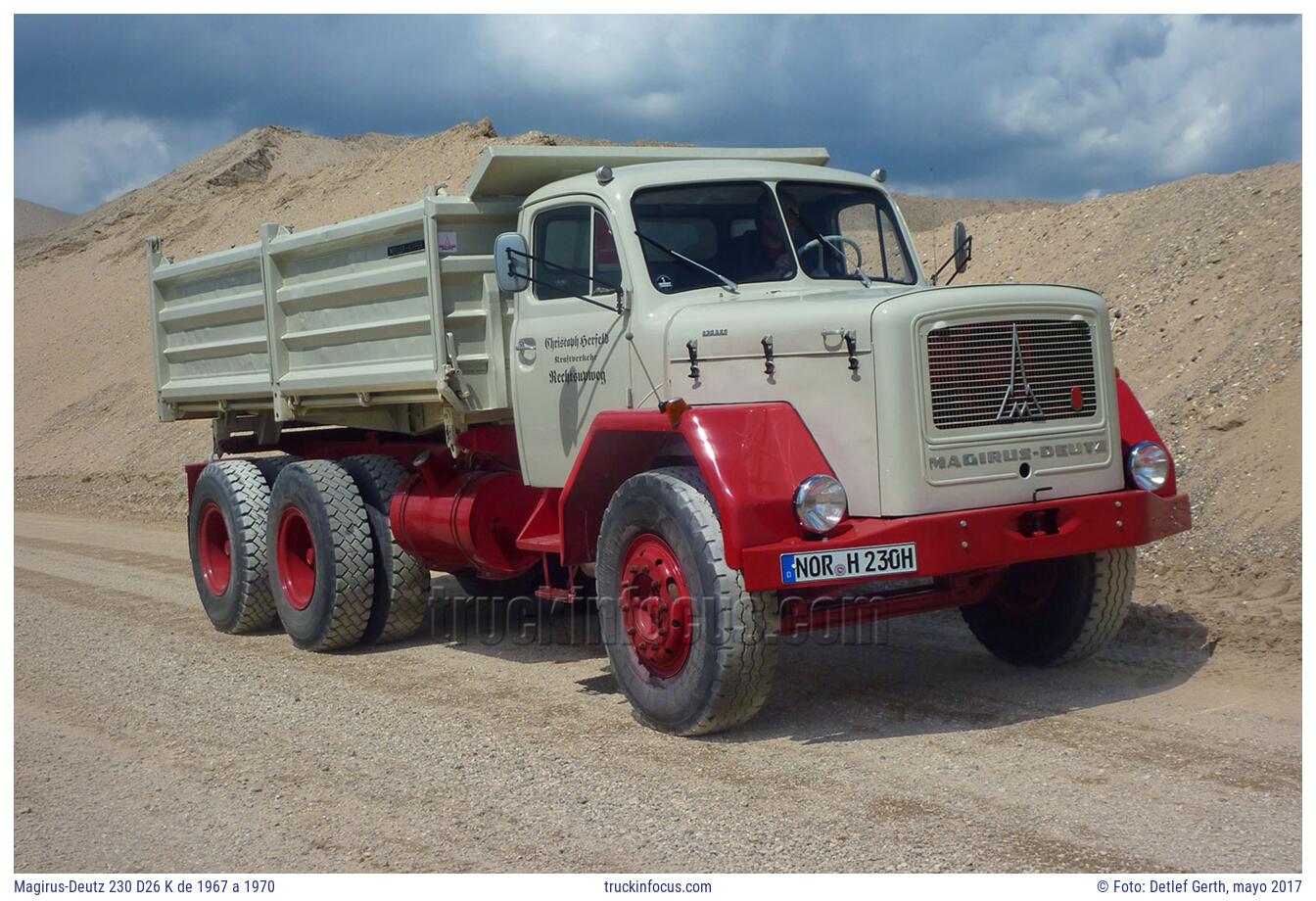 Magirus-Deutz 230 D26 K de 1967 a 1970 Foto mayo 2017