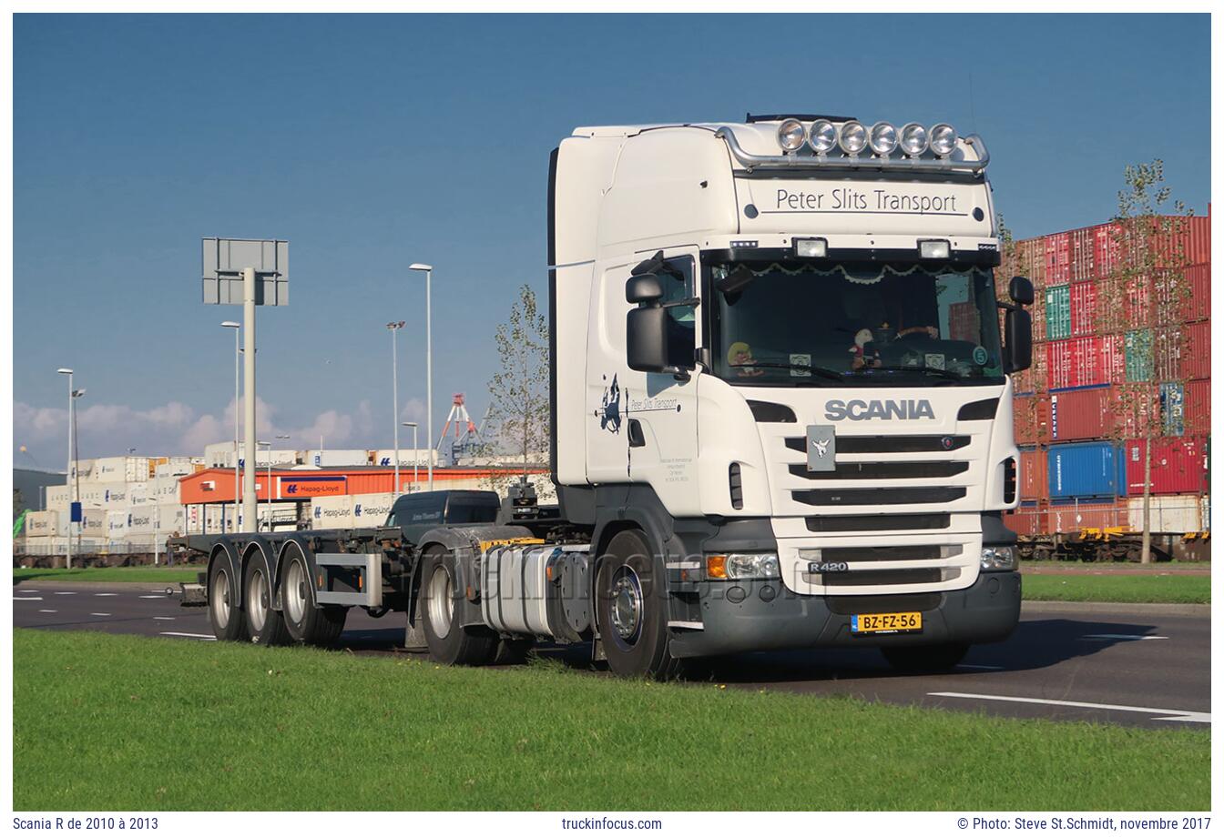Scania R de 2010 à 2013 Photo novembre 2017