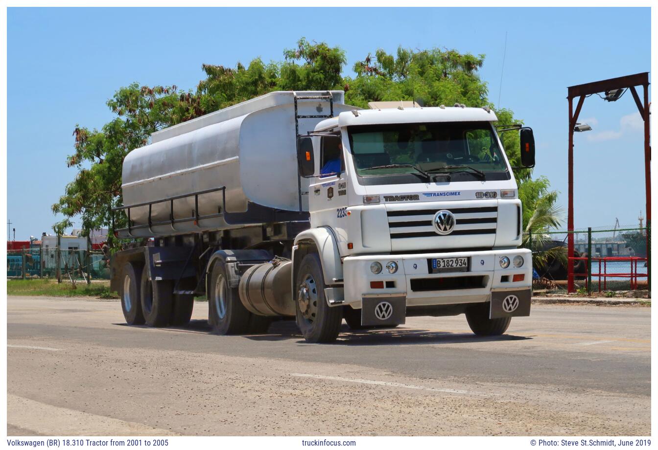 Volkswagen (BR) 18.310 Tractor from 2001 to 2005 Photo June 2019