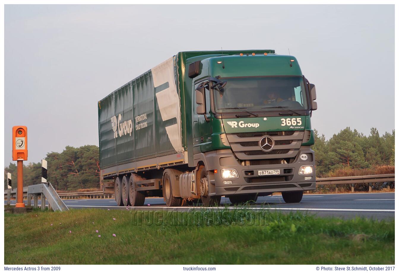 Mercedes Actros 3 from 2009 Photo October 2017