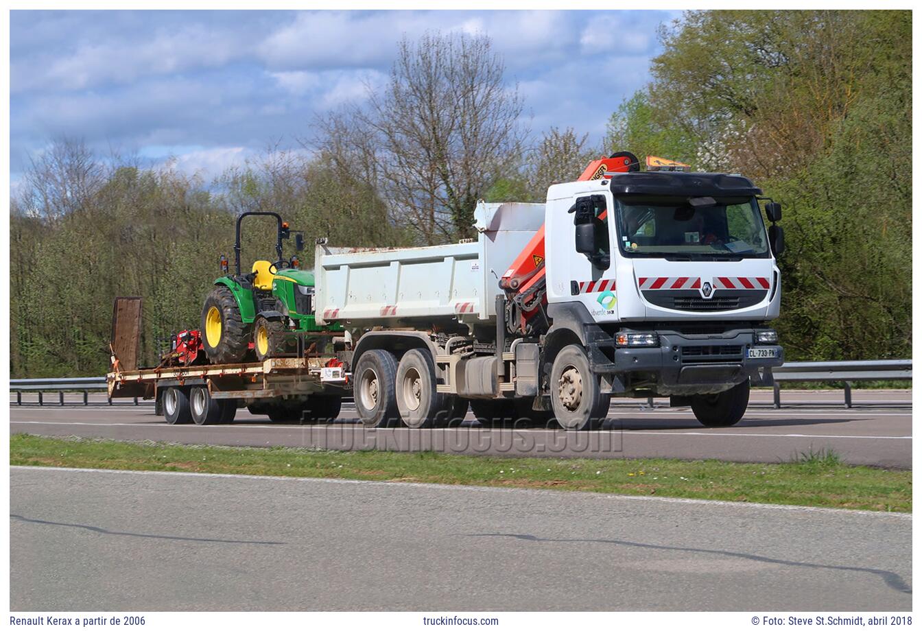 Renault Kerax a partir de 2006 Foto abril 2018