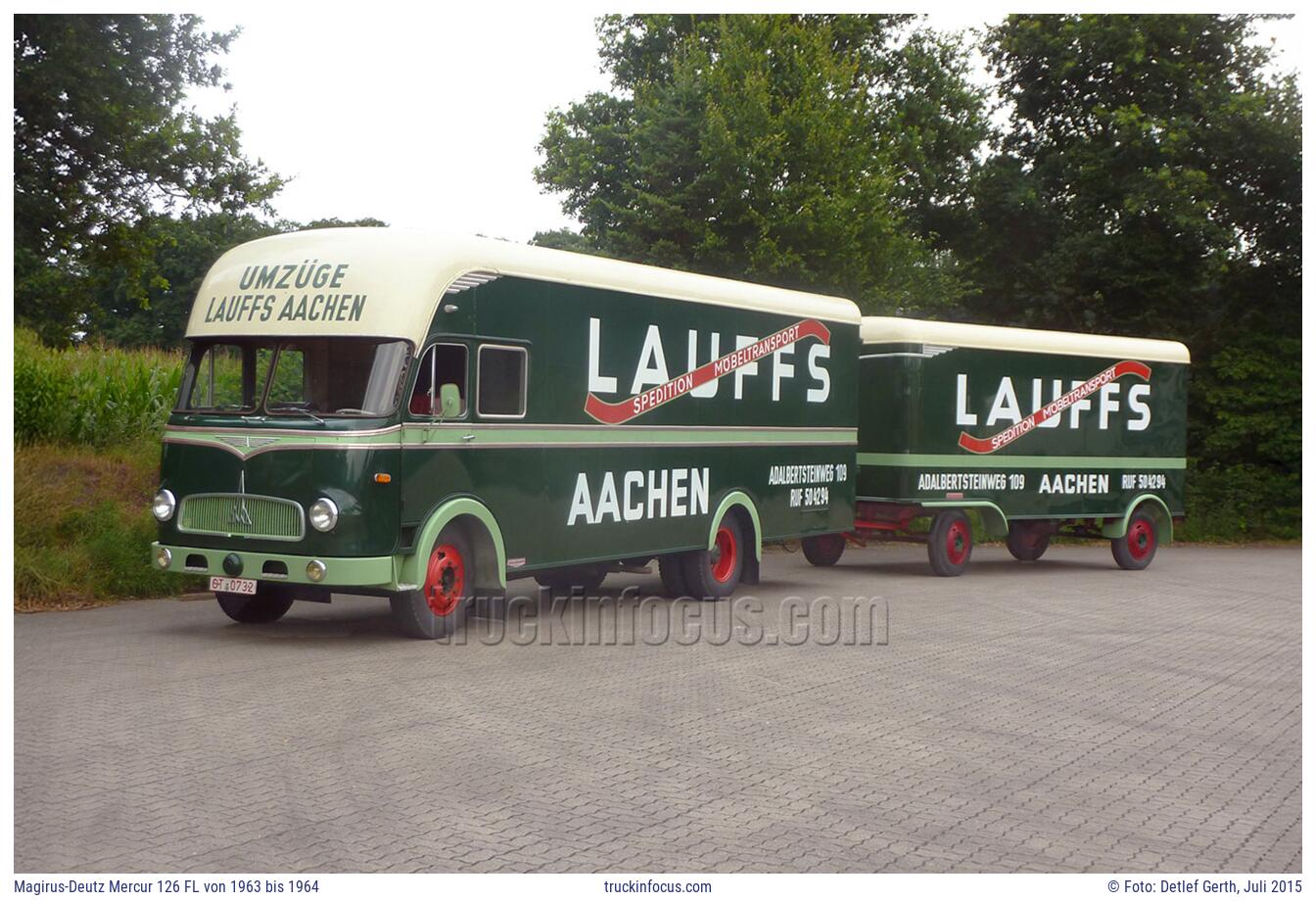 Magirus-Deutz Mercur 126 FL von 1963 bis 1964 Foto Juli 2015