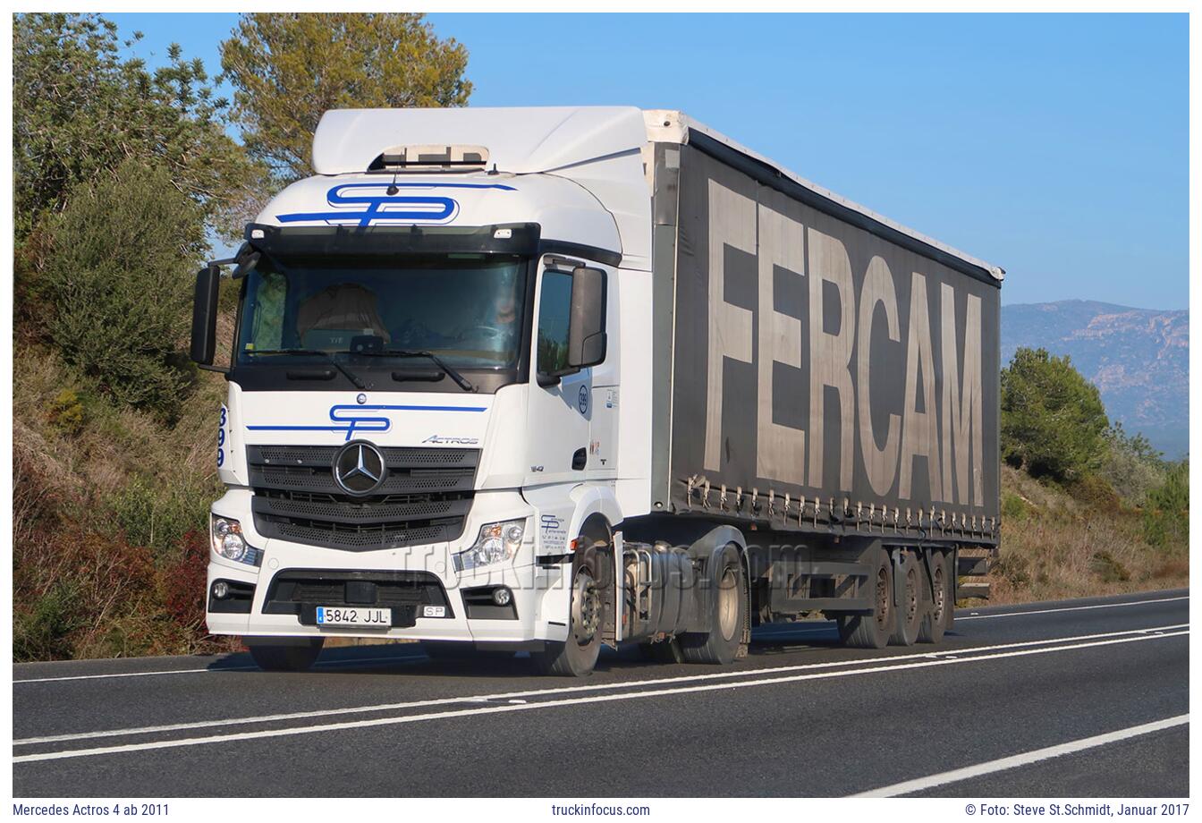 Mercedes Actros 4 ab 2011 Foto Januar 2017