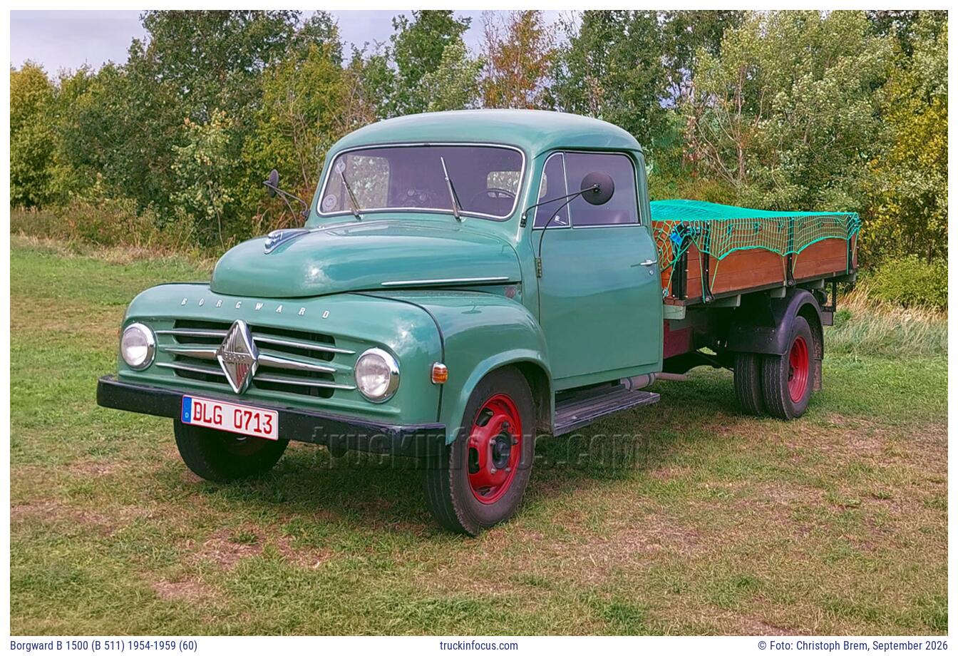 Borgward B 1500 (B 511) 1954-1959 (60) Foto September 2026