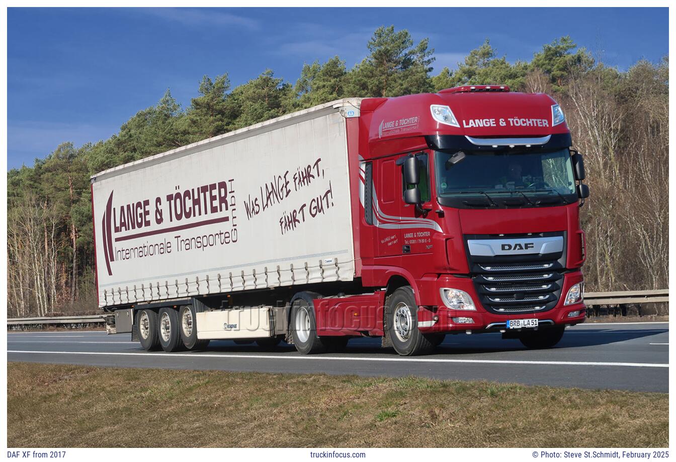 DAF XF from 2017 Photo February 2025