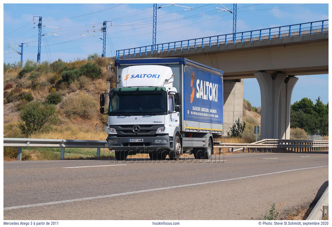 Mercedes Atego 3 à partir de 2011 Photo septembre 2020