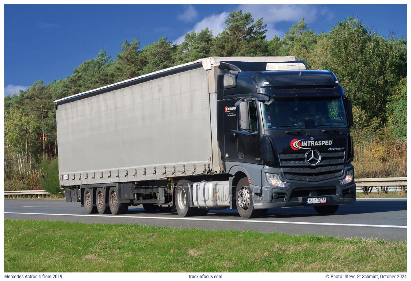 Mercedes Actros 4 from 2019 Photo October 2024