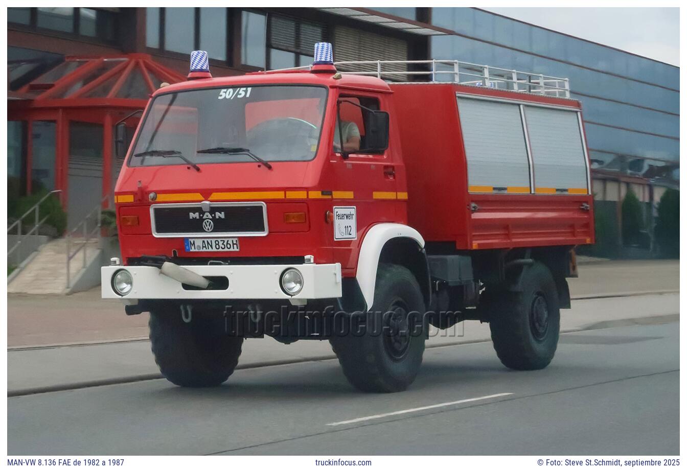MAN-VW 8.136 FAE de 1982 a 1987 Foto septiembre 2025