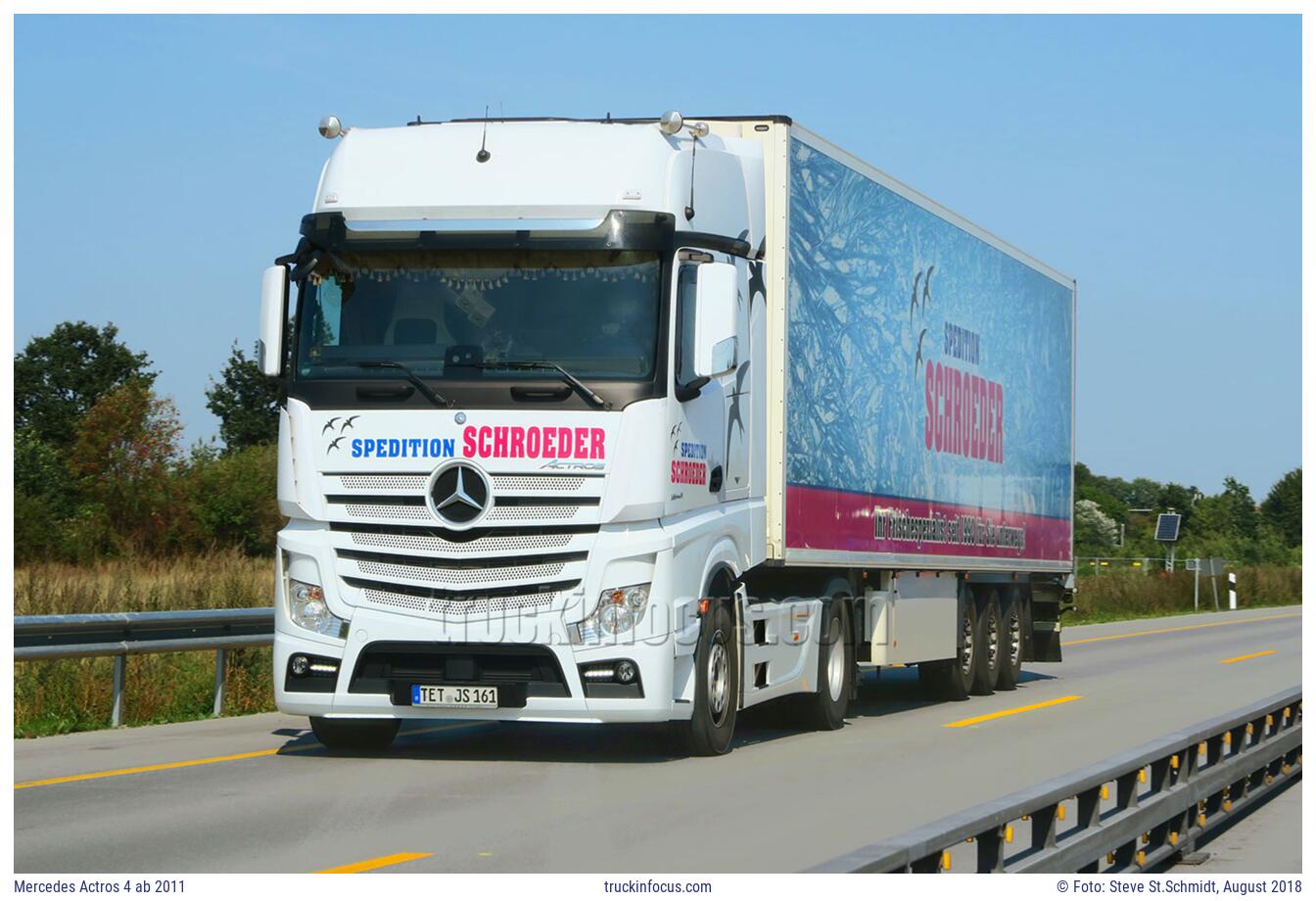 Mercedes Actros 4 ab 2011 Foto August 2018