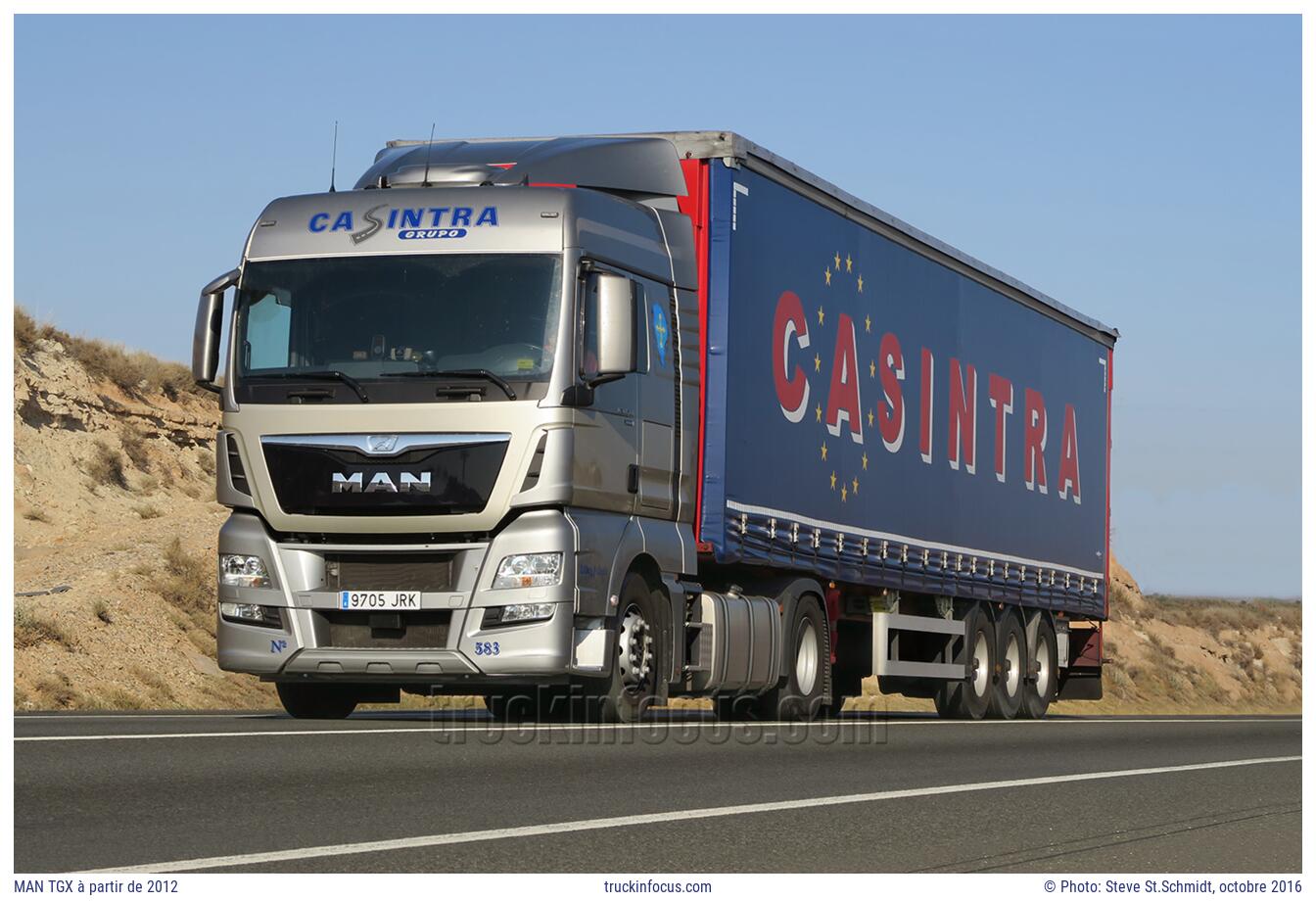 MAN TGX à partir de 2012 Photo octobre 2016