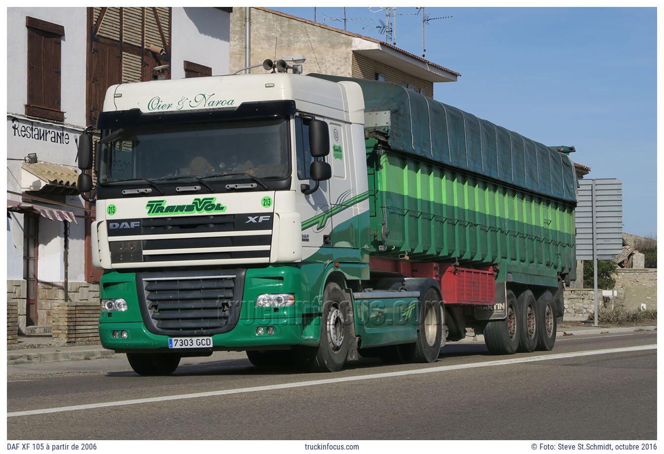 DAF XF 105 à partir de 2006 Foto octubre 2016