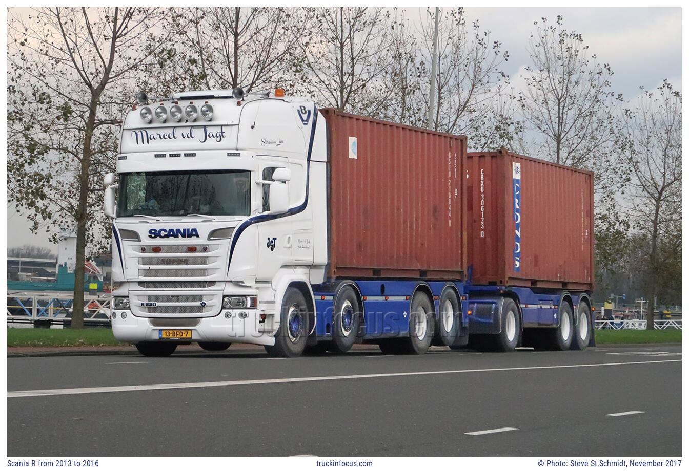 Scania R from 2013 to 2016 Photo November 2017