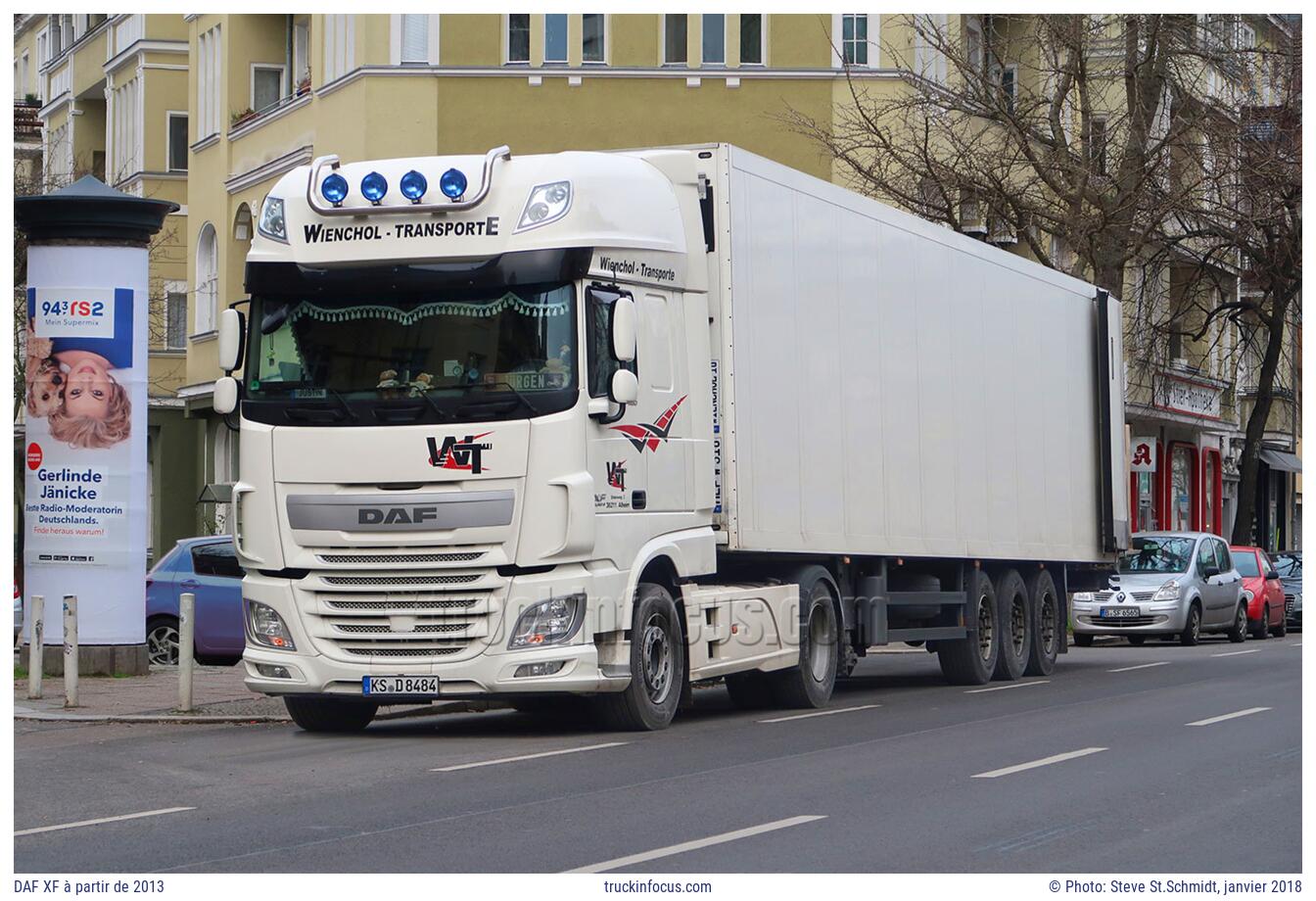 DAF XF à partir de 2013 Photo janvier 2018