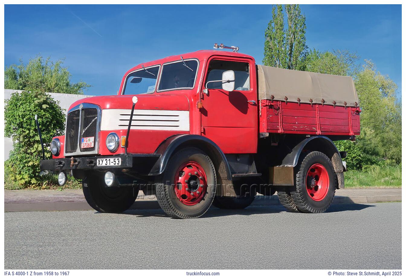 IFA S 4000-1 Z from 1958 to 1967 Photo April 2025